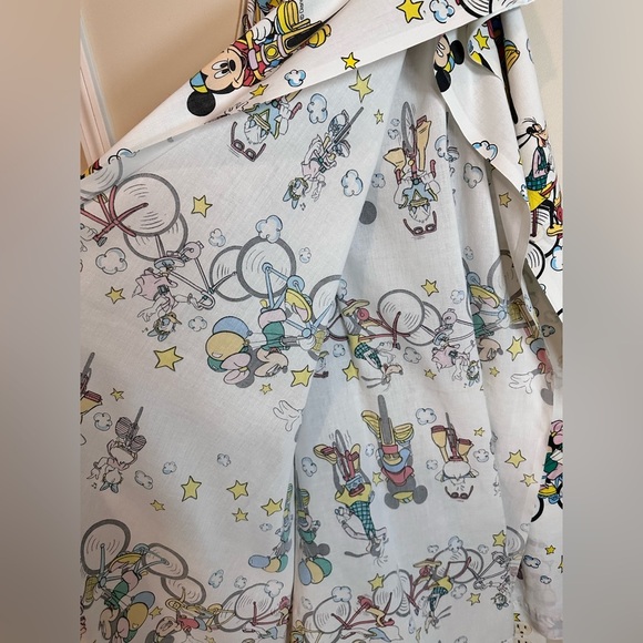 Vintage Mickey and friends Disney Flat Sheet - Picture 4 of 5